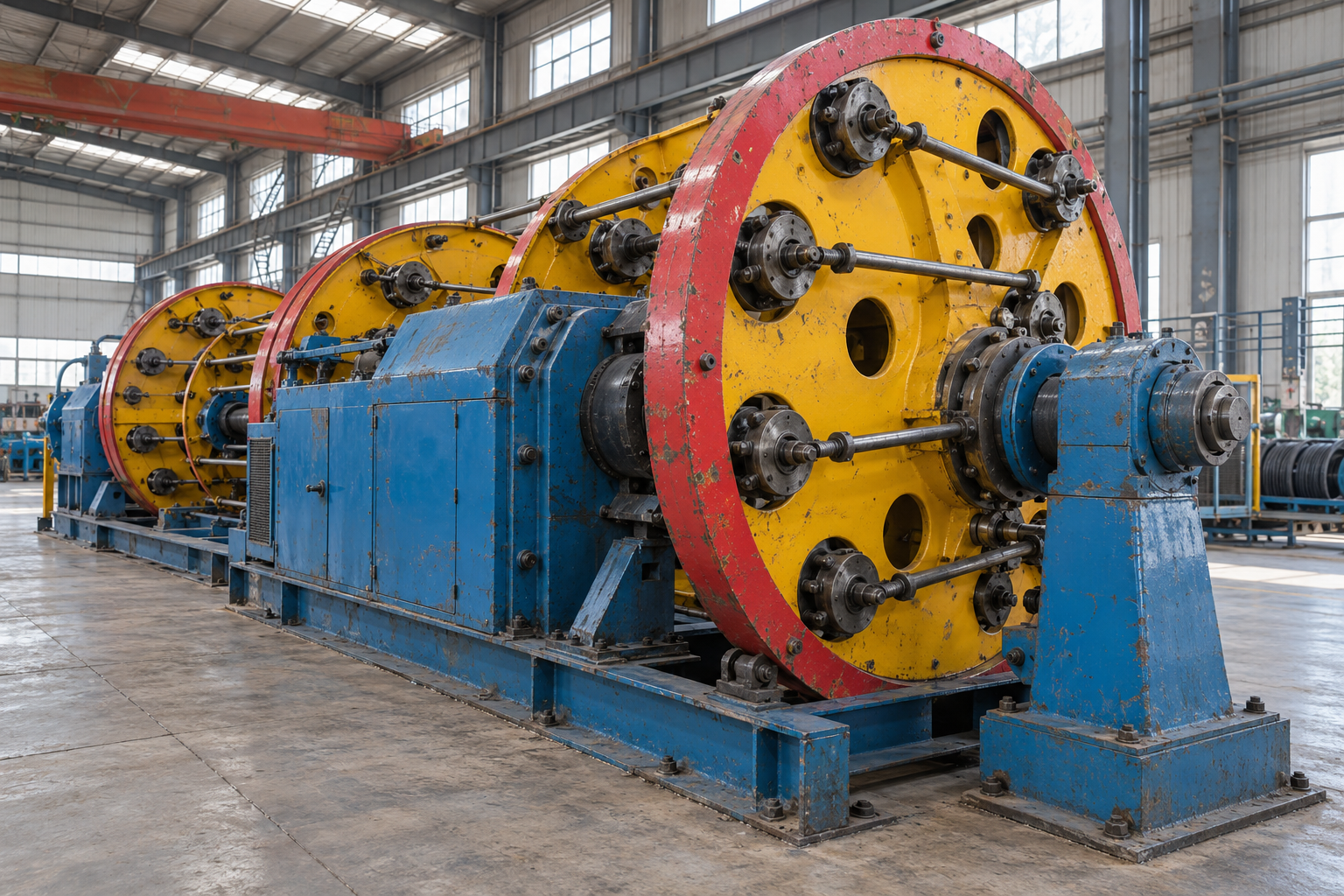 Cable stranding machine — illustrative demo image, not actual inventory
